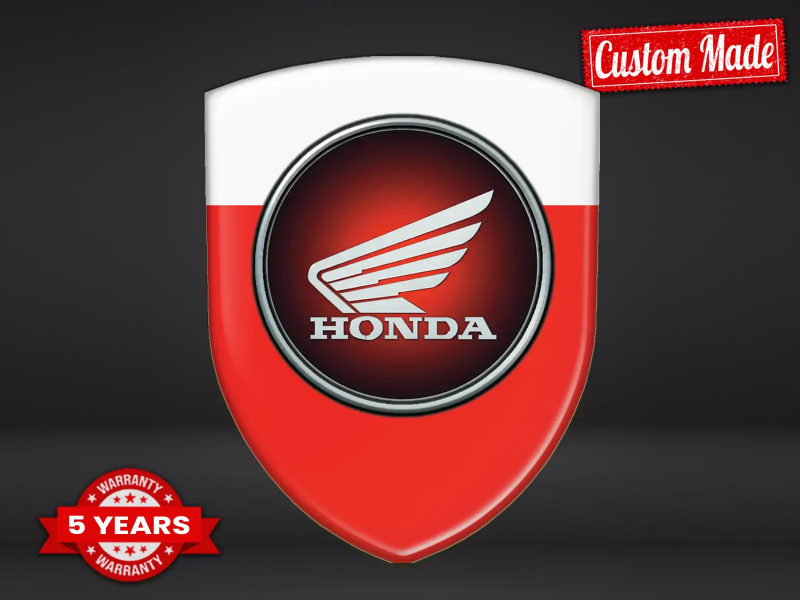 Honda Stickers Logo Imprimés Course Qualité Personnalisable